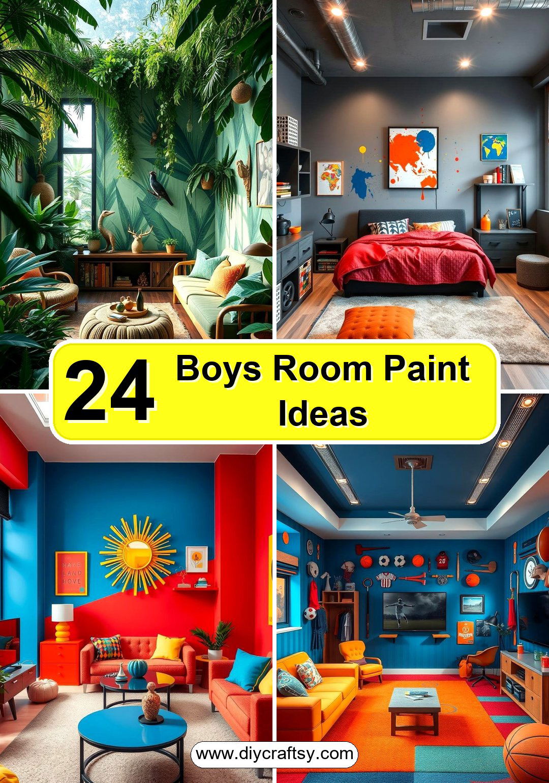 Boys Room Paint Ideas