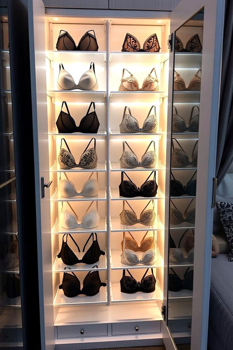 Bra Storage Cabinet - 24 Bra Storage Ideas