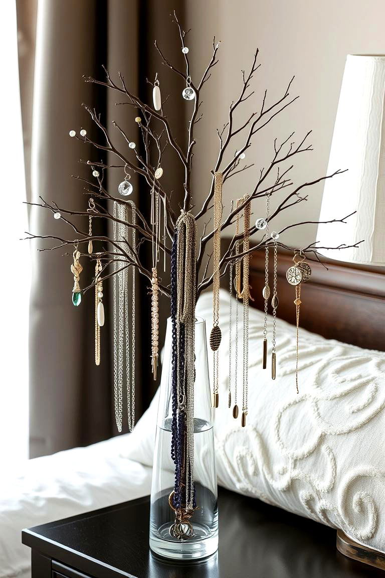 Branch or Mannequin Displays - 24 Jewelry Storage Ideas