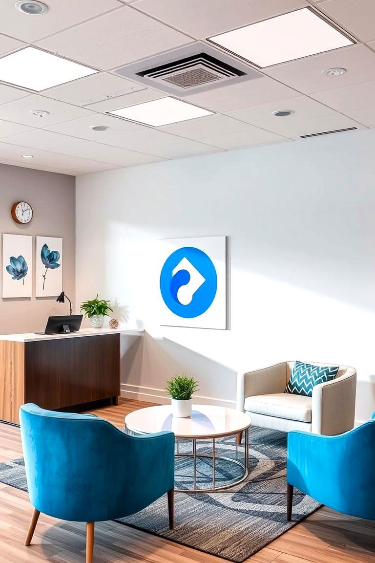 Branding Integration - 24 Office Interior Design Ideas