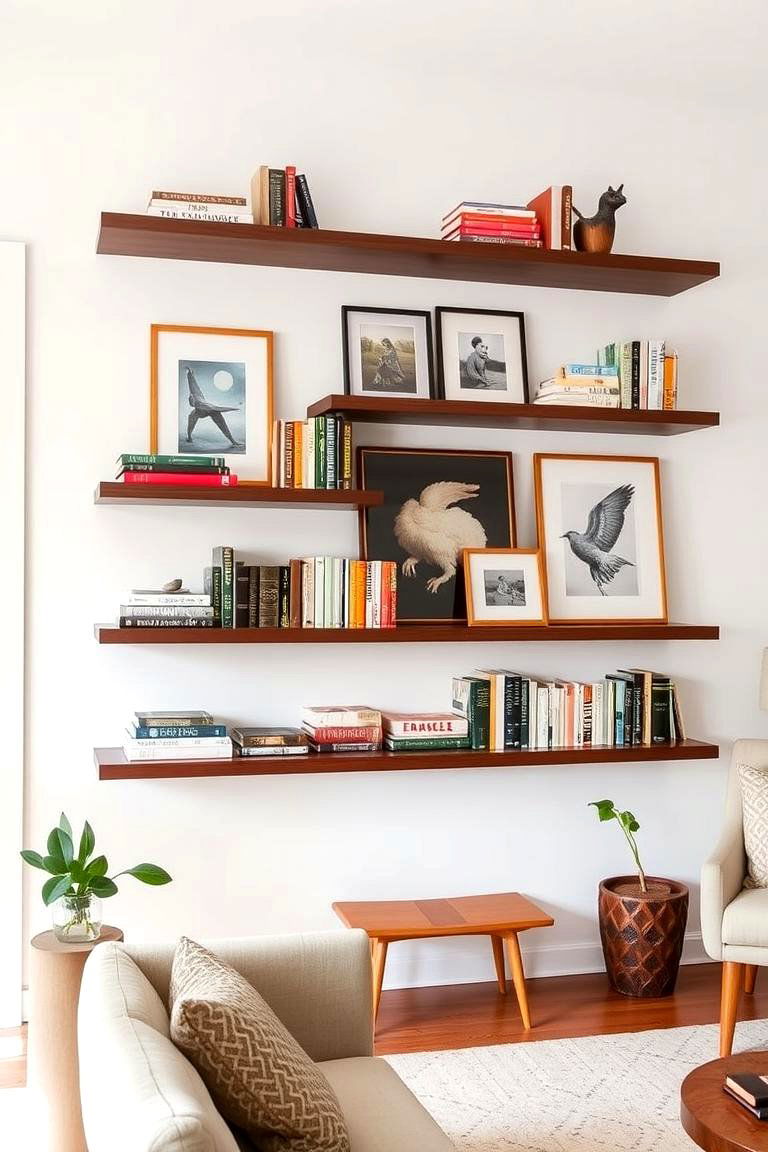 Brass Accents - 24 1950s Living Room Ideas