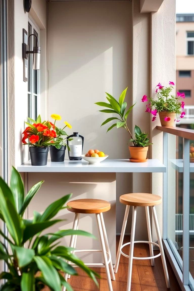 Breakfast Bar - 24 Balcony Ideas