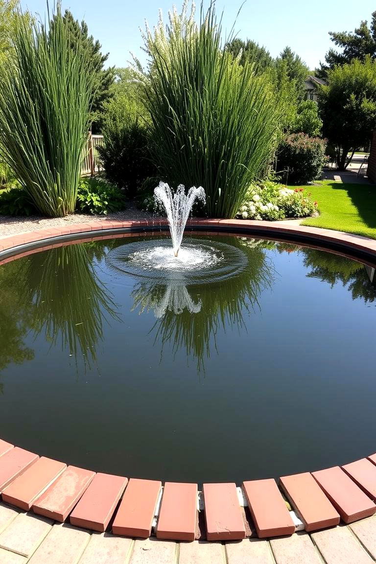 Brick Border Classic - 24 Pond Edging Ideas