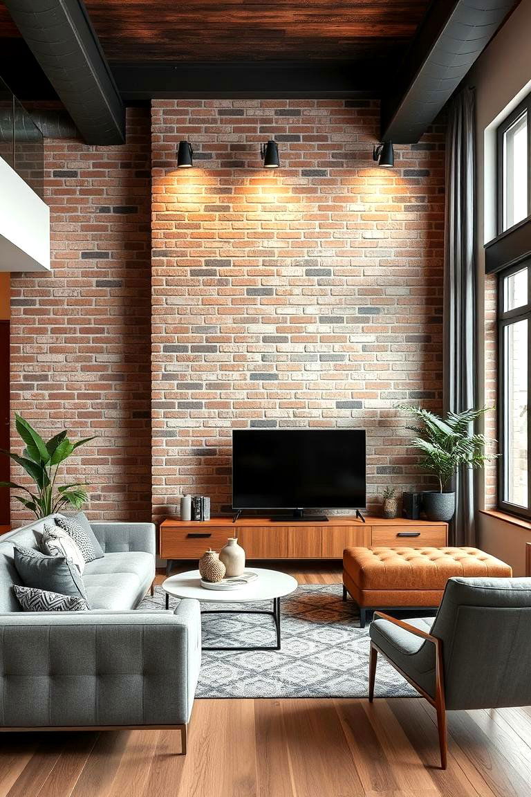 Brick Half Wall Paneling - 24 Half Wall Paneling Ideas