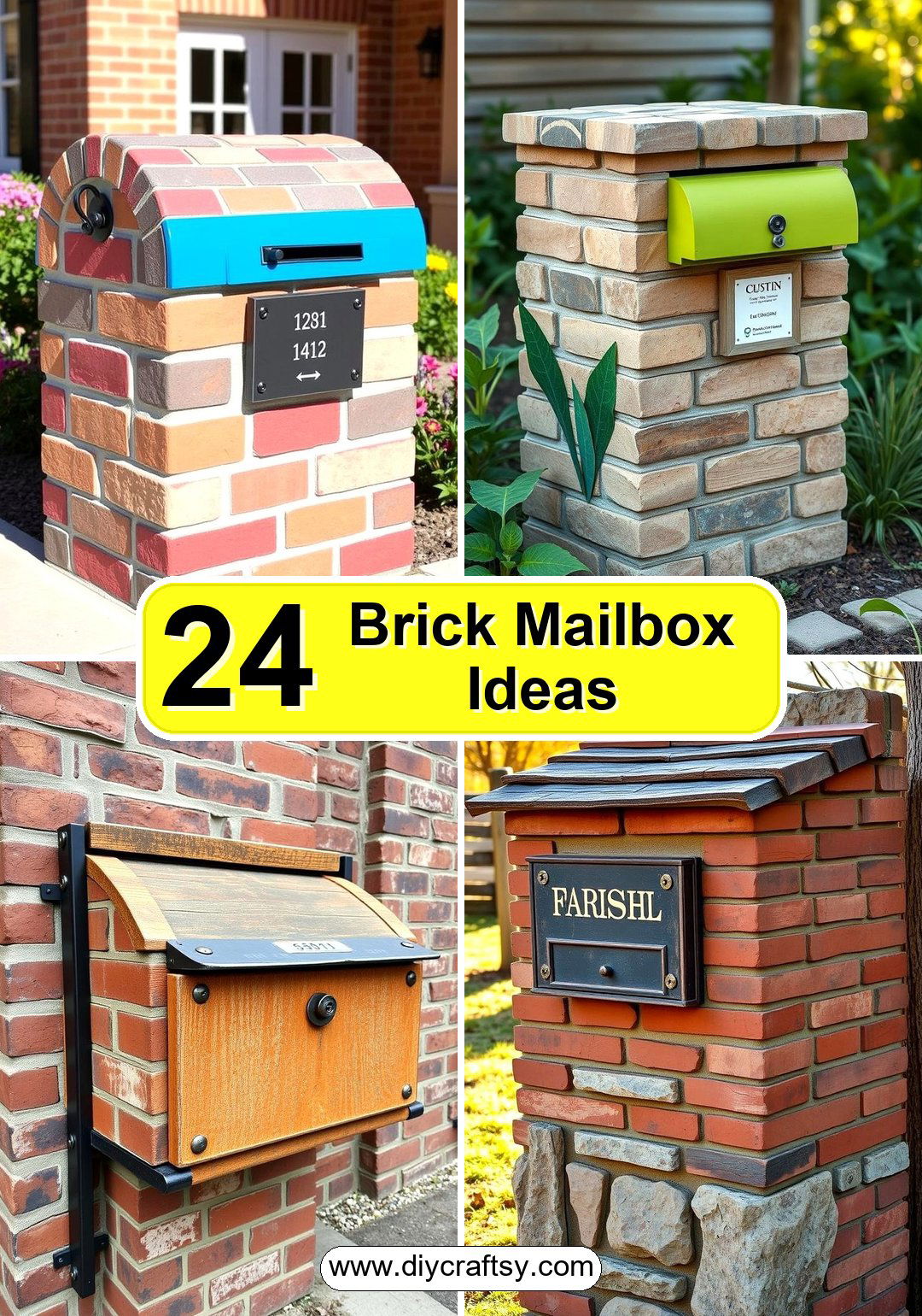 Brick Mailbox Ideas