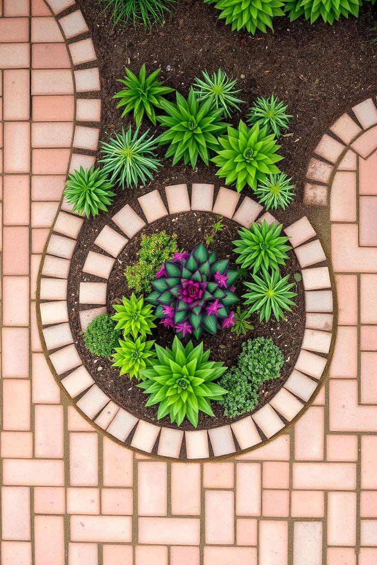 Brick Paver Edging for Flexibility and Style - 24 Mulch Edging Ideas