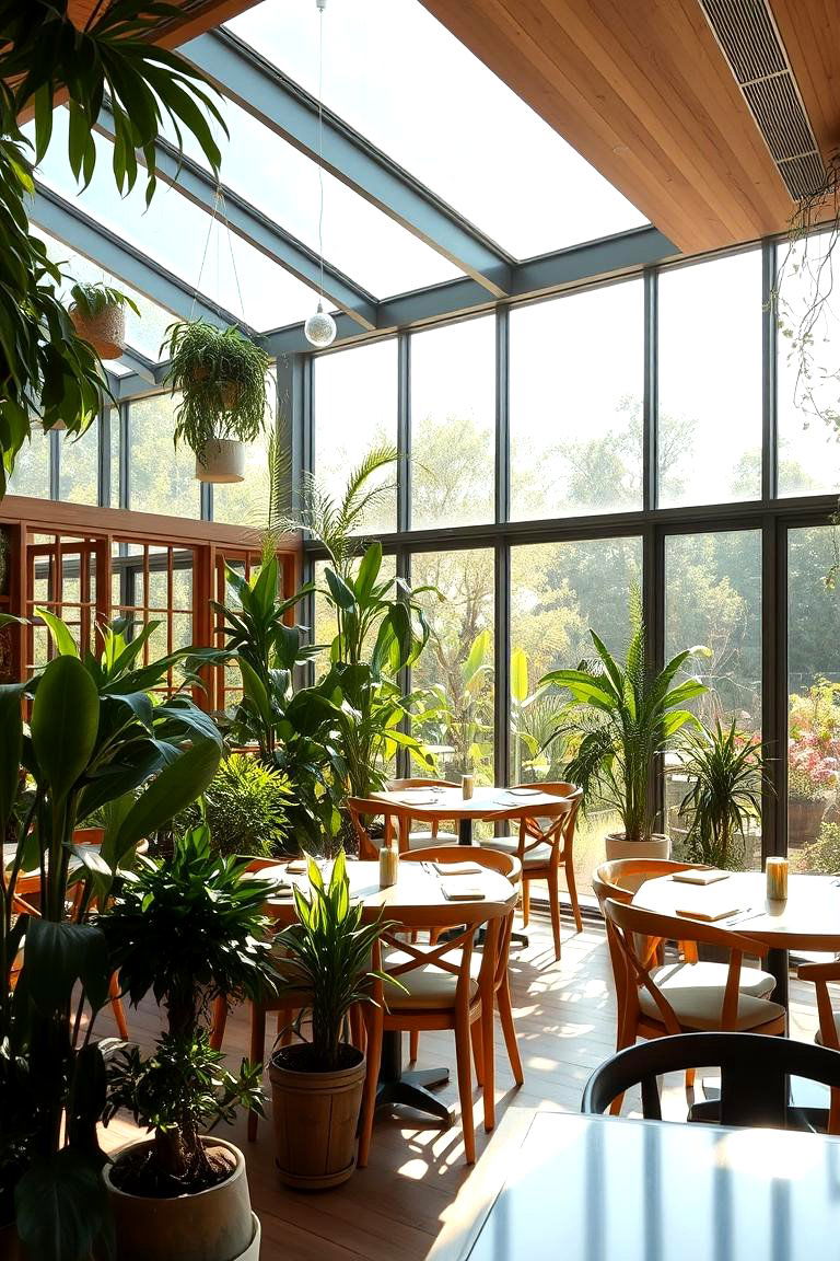 Bright Botanical Sunroom - 24 Sunroom Dining Room Ideas