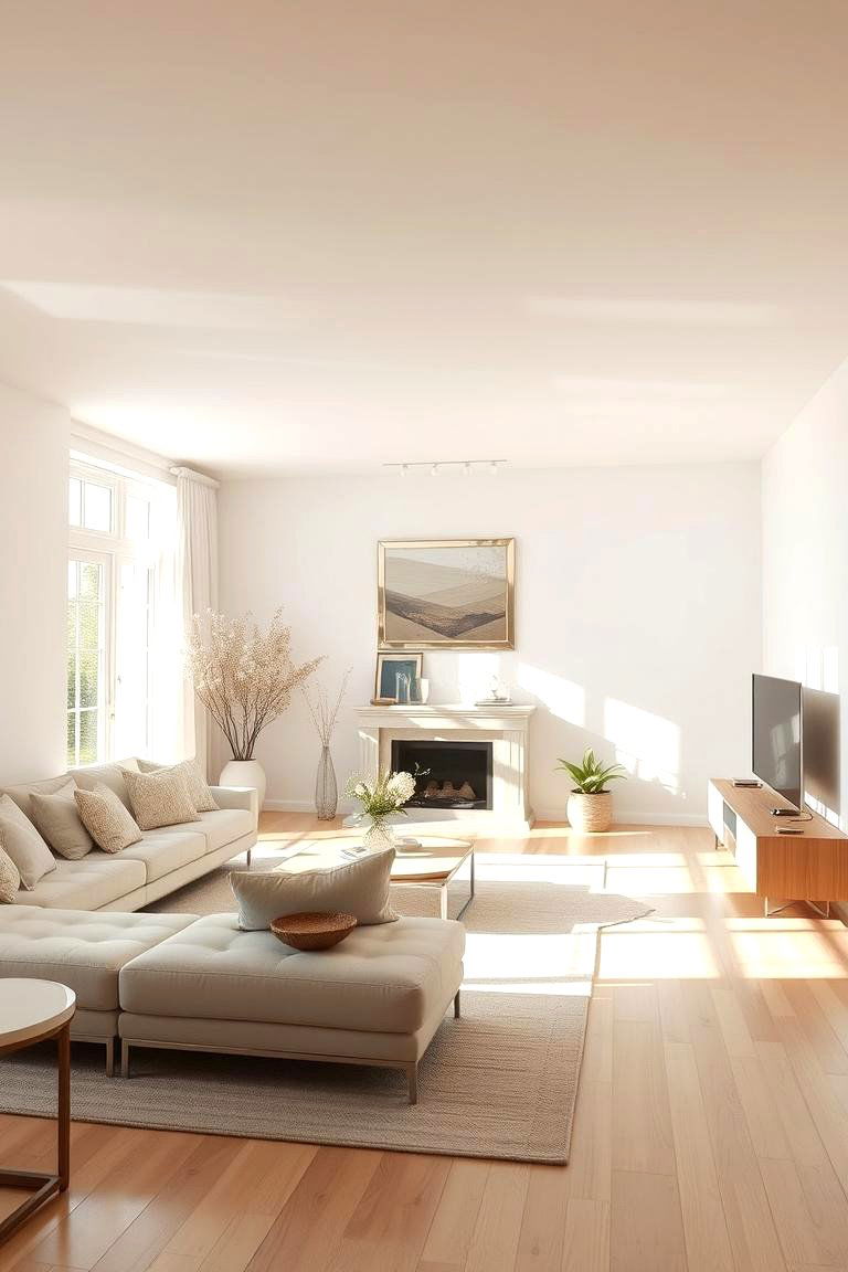 Bright and Airy Ambiance - 24 Budget Apartment Living Room Ideas