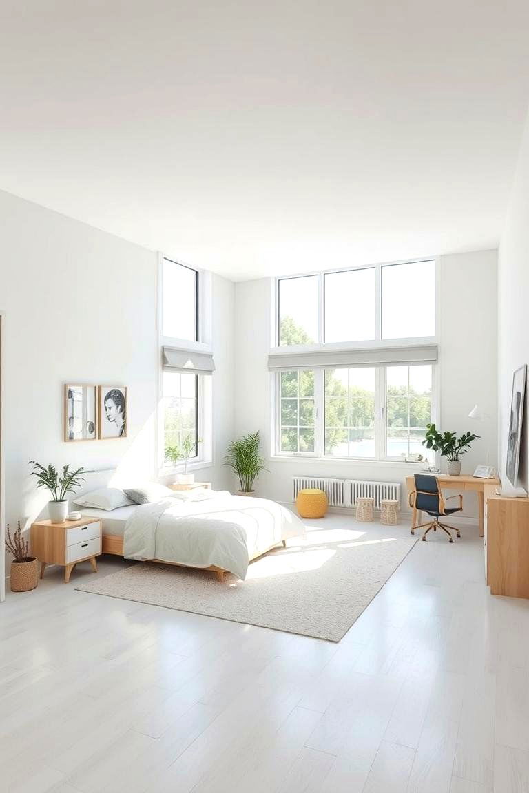 Bright and Airy Atmosphere - 24 L-shaped Bedroom Layout Ideas