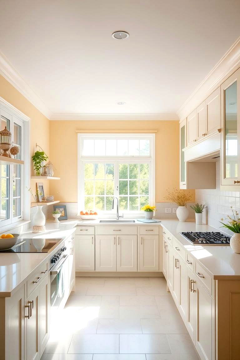 Bright and Airy Decor - 24 Pale Yellow Kitchen Ideas