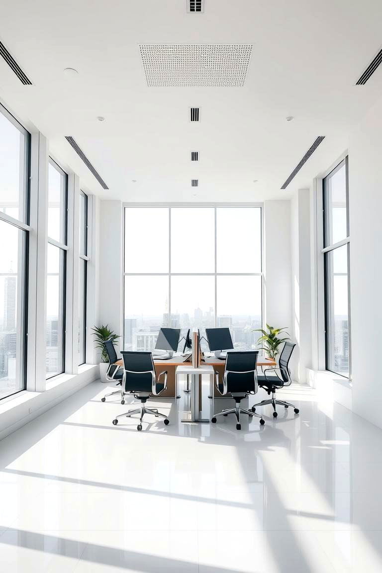 Bright and Airy Dual Office - 24 Home Office for Couples Ideas and Designs
