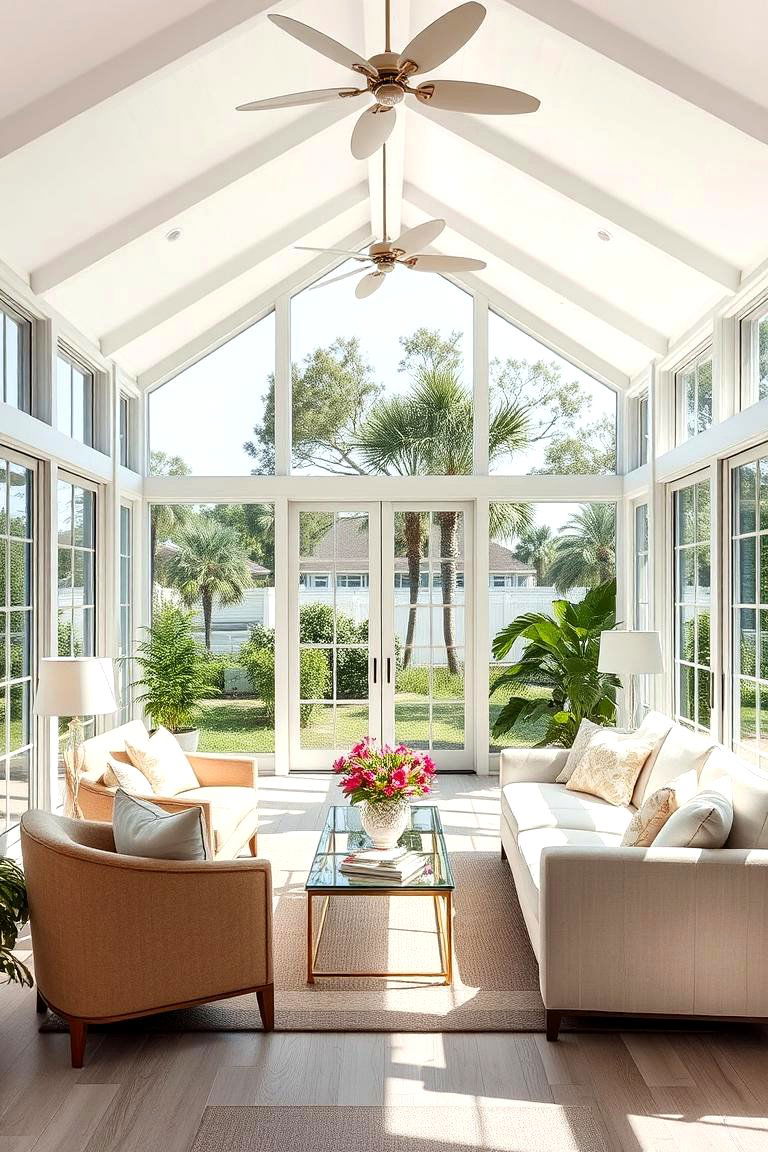 Bright and Airy Florida Room - 24 Florida Room Ideas