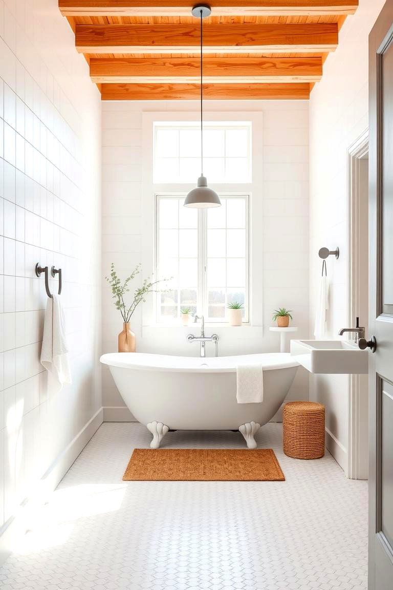 Bright and Airy Shiplap - 24 shiplap bathroom ideas