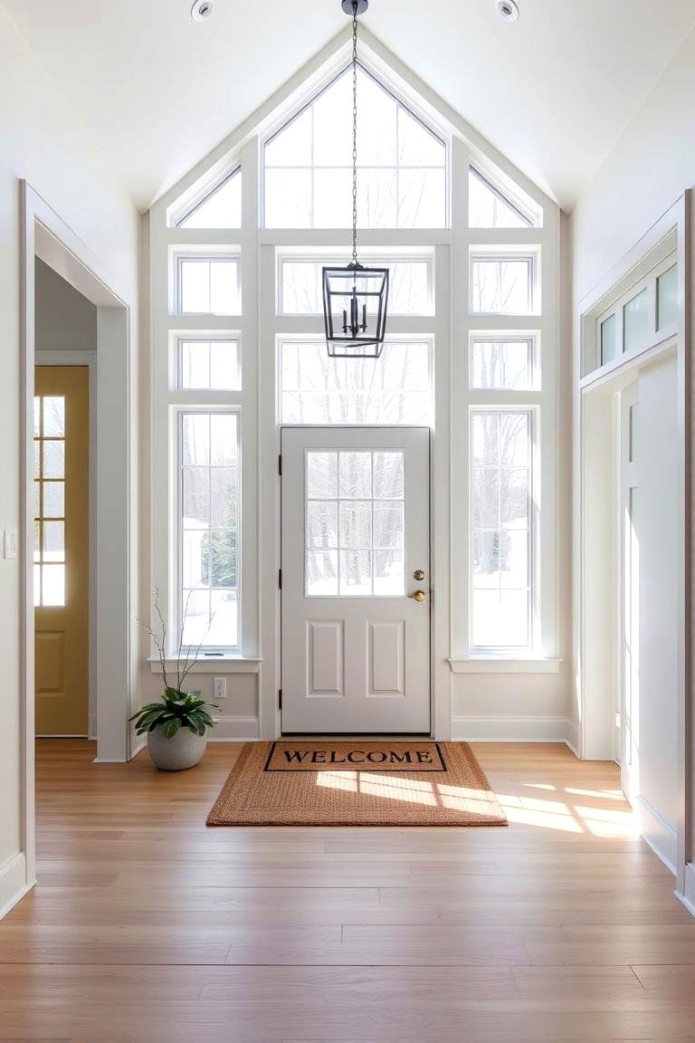 Bright and Airy with Natural Light - 24 Modern Entryway Ideas