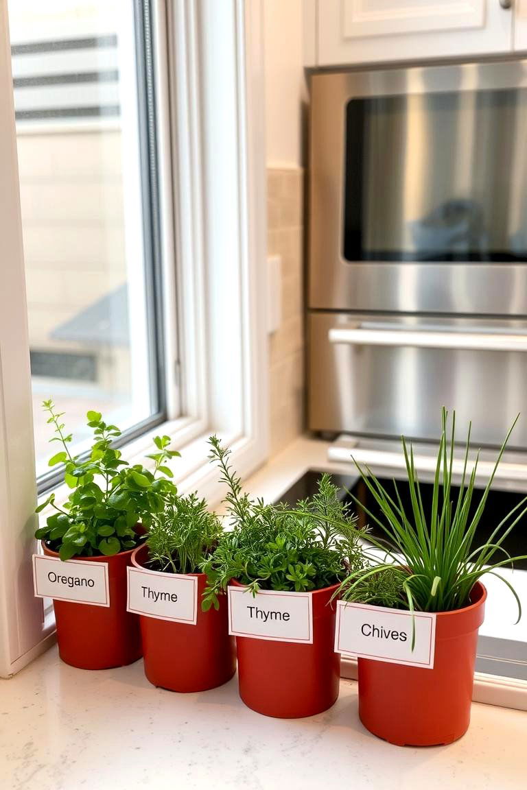 Brighten Up the Kitchen with Herbs - 24 Ways Decorating With Plants