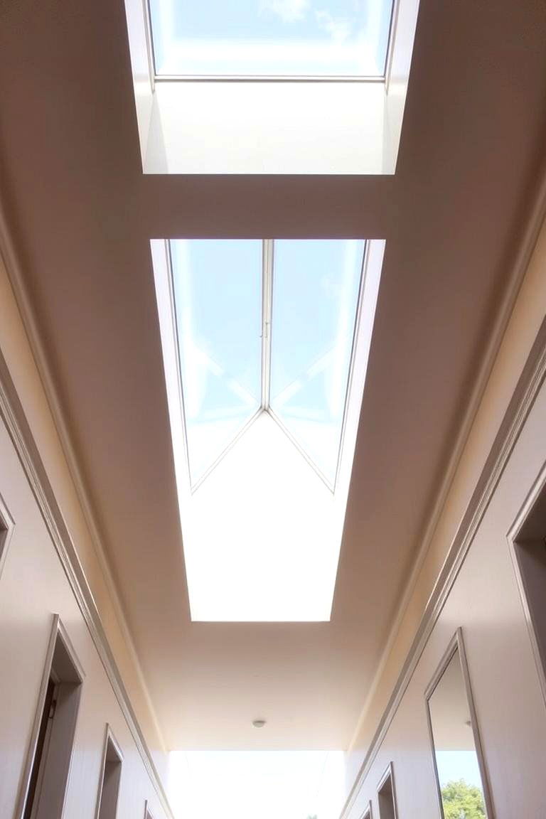 Brightening Skylights - 24 Hallway Lighting Ideas