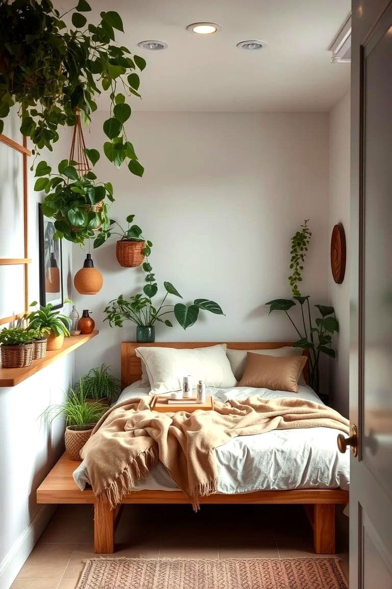 Bringing Nature Indoors - 24 Small Bedroom Ideas