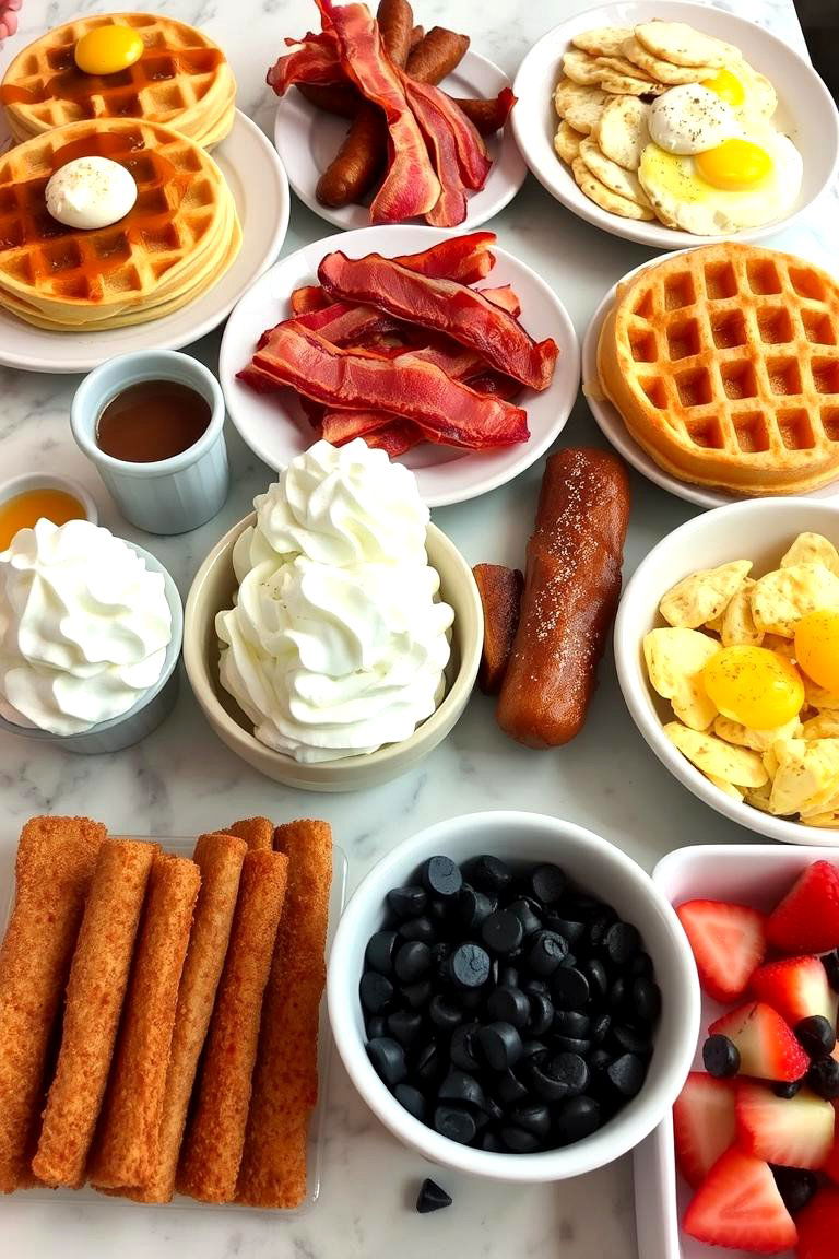 Brunch for Dinner Buffet - 24 Wedding Buffet Ideas