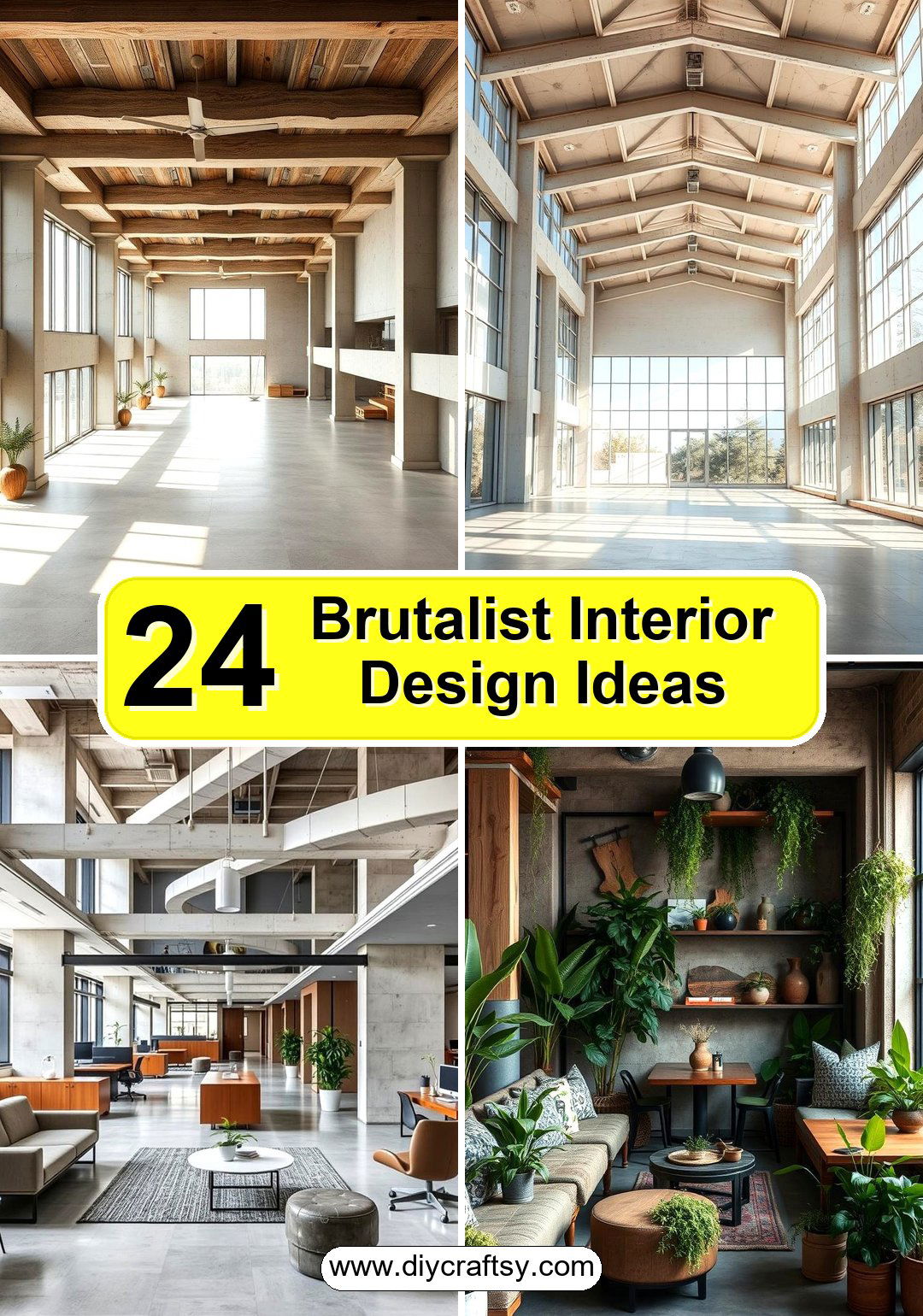 Brutalist Interior Design Ideas
