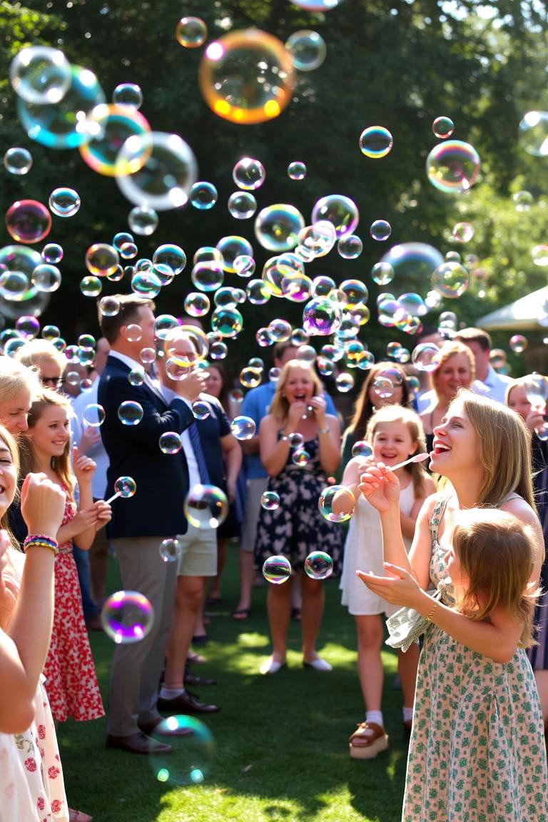 Bubble Blowing Extravaganza - 24 Garden Party Ideas