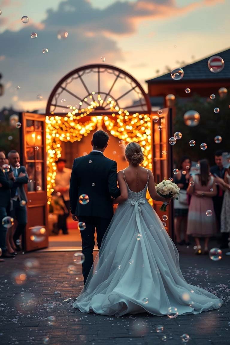 Bubble Send off - 24 Wedding Send-off Ideas