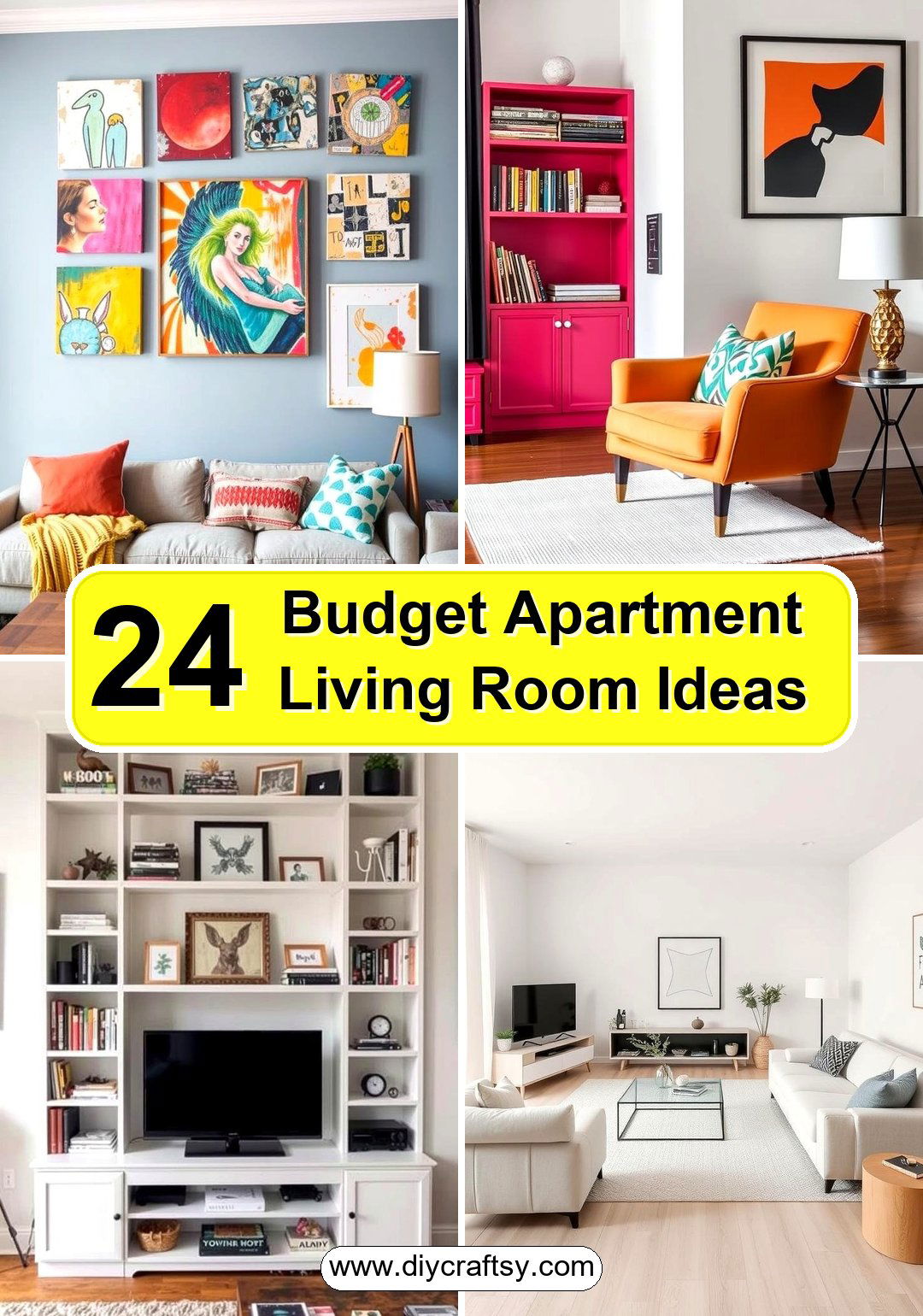 Budget Apartment Living Room Ideas
