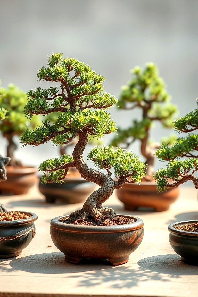 Budget Bonsai Display - 24 Budget Small Garden Ideas