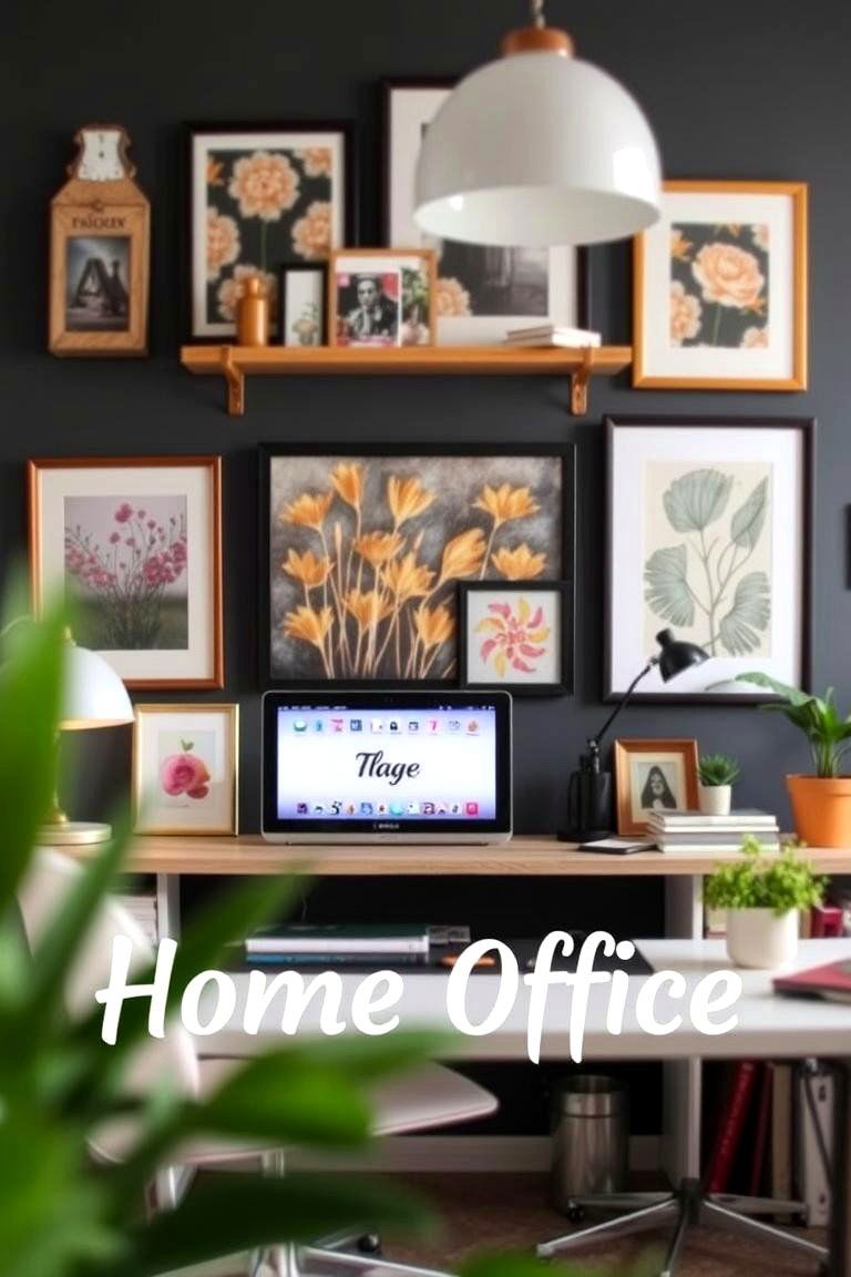 Budget Friendly Art and Decor - 24 Budget Home Office Ideas