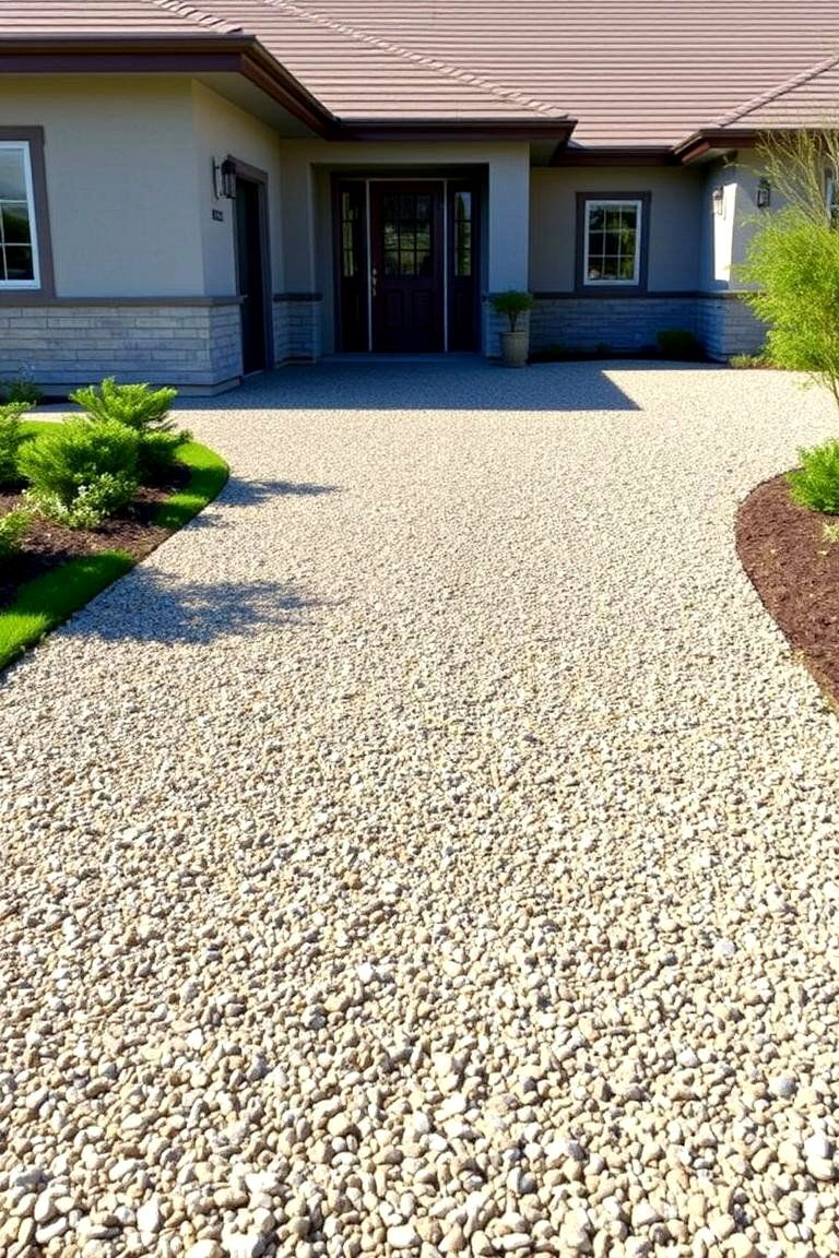 Budget Friendly Gravel Driveway - 24 Gravel Driveway Ideas