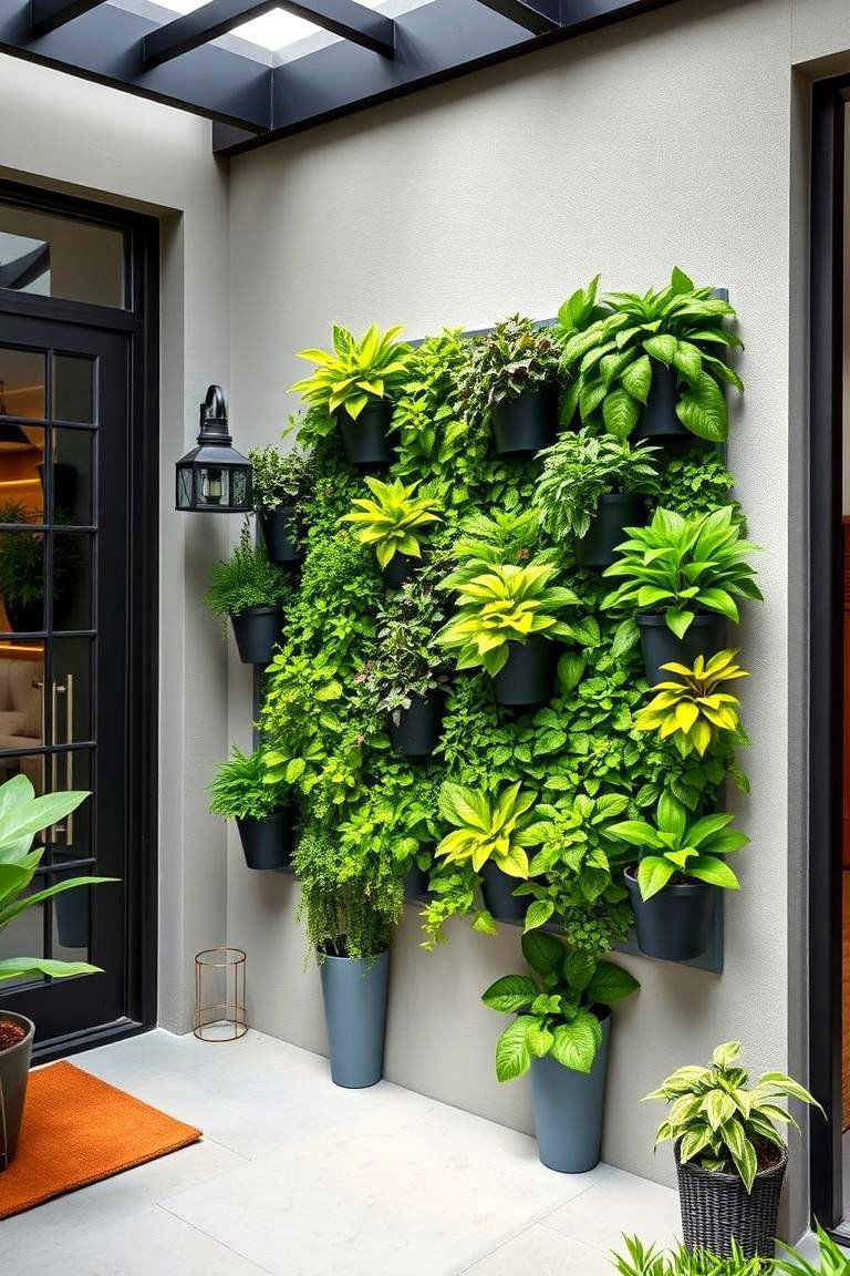 Budget Friendly Green Wall - 24 Ideas Cheap Ways to Block Neighbors View
