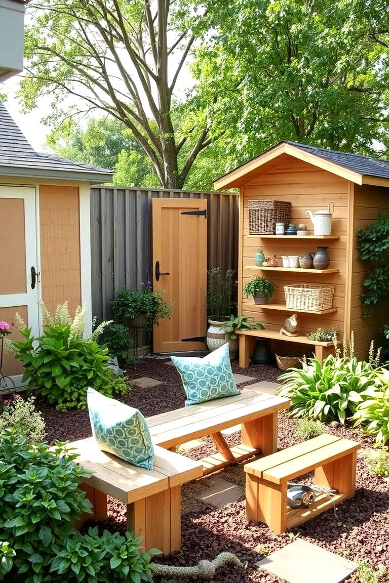 Budget Friendly Outdoor Storage Solutions - 24 Cheap Backyard Makeover Ideas