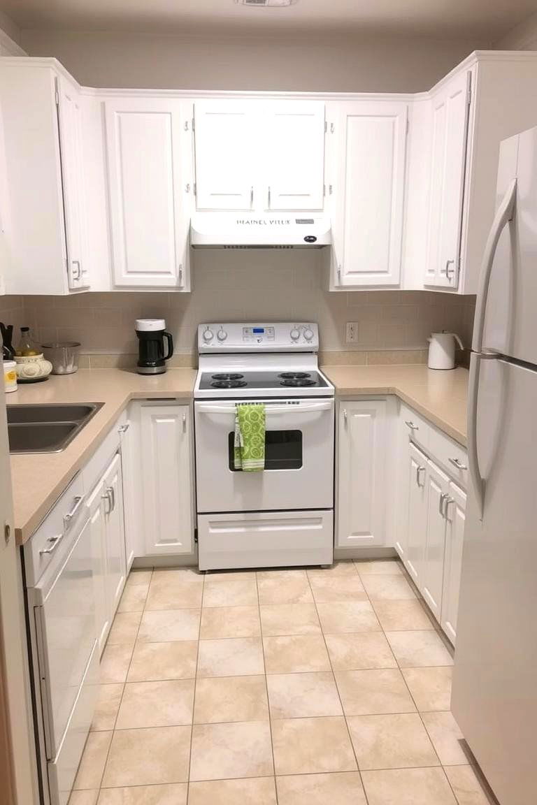 Budget Friendly Peel and Stick Tile - 24 Kitchen Flooring Ideas