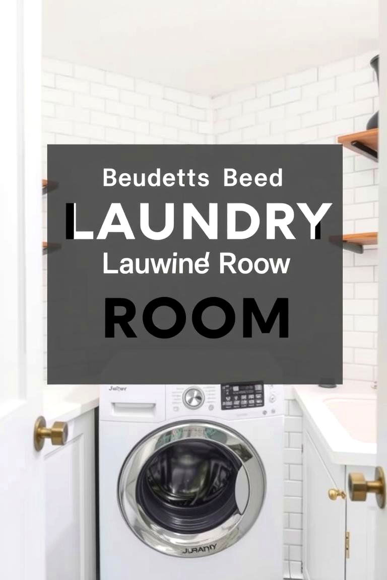 Budget Friendly Peel and Stick Tiles - 24 Laundry Room Tile Ideas