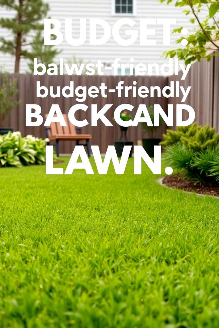 Budget Lawn Care - 24 Cheap Backyard Makeover Ideas