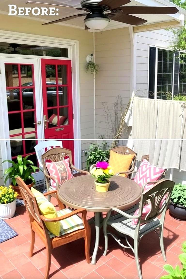 Budget Patio Makeover - 24 Cheap Backyard Makeover Ideas