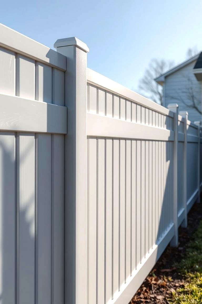 Budget Vinyl Privacy Fence - 24 Cheap Privacy Fence Ideas