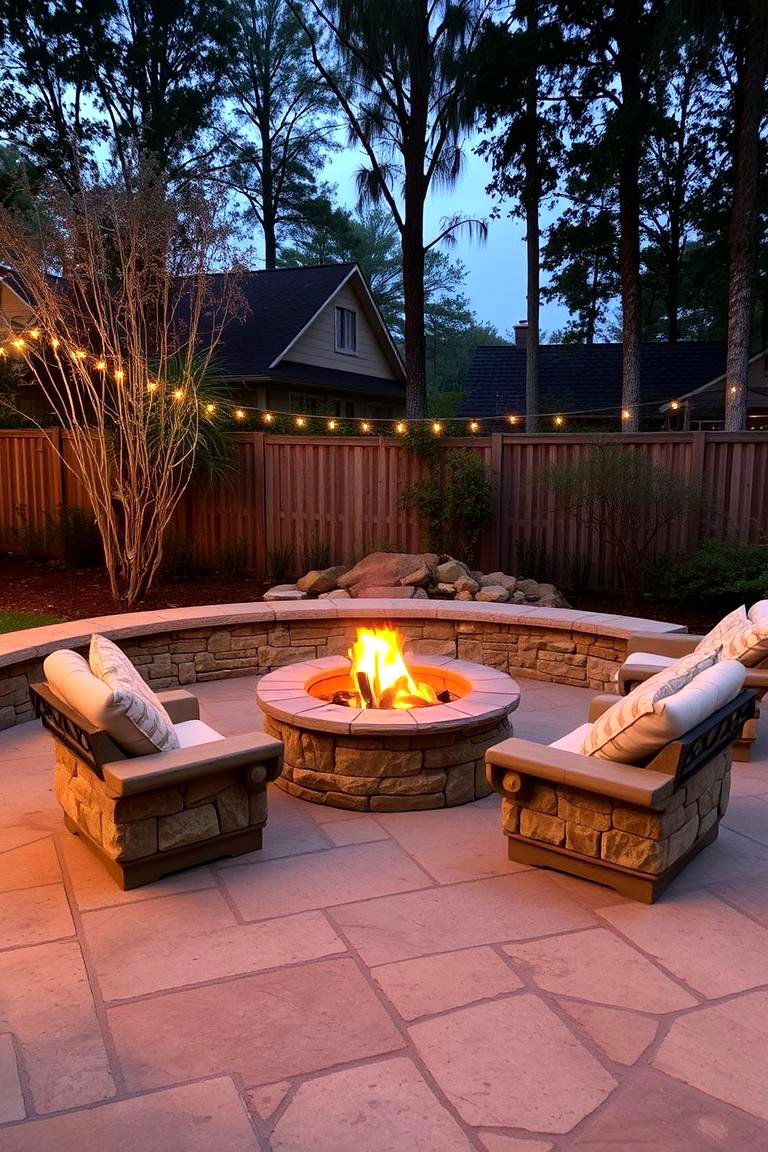 Build a Fire Pit for Cozy Nights - 24 Florida Backyard Ideas