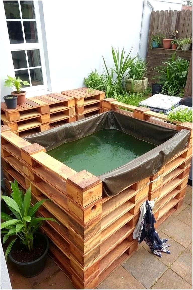 Build a Pallet Pool - 24 Backyard Pool Ideas on a Budget