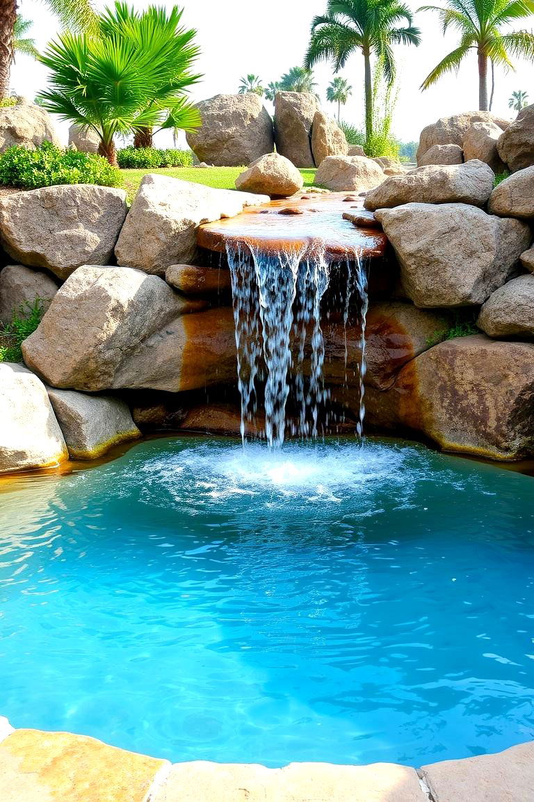 Build a Plunge Pool with a Waterfall - 24 Backyard Pool Ideas on a Budget