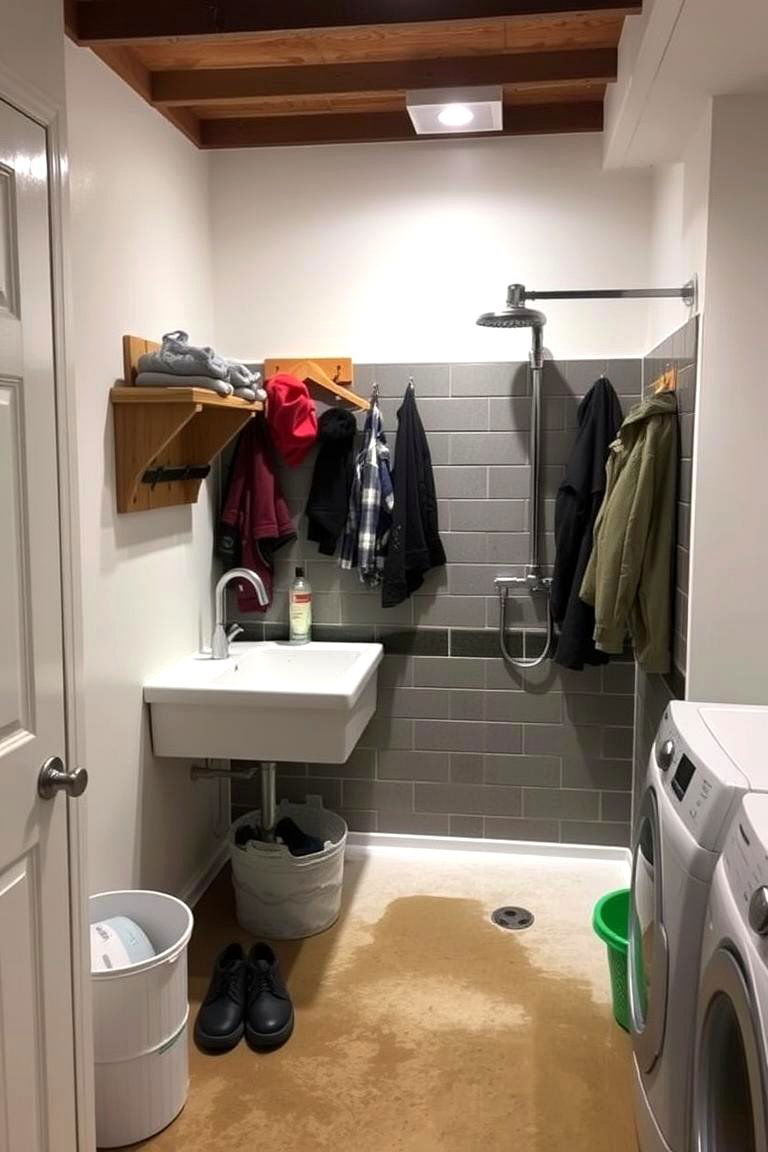 Build a Separate Wet Area for Laundry - 24 basement laundry room ideas