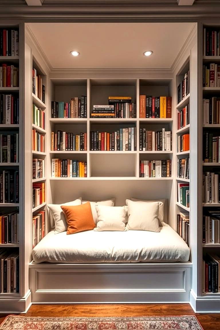 Built In Book Nook - 24 Bed Nook Ideas