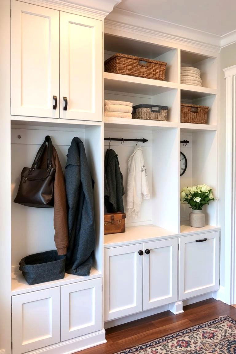 Built In Cabinet Storage - 24 Entryway Storage Ideas