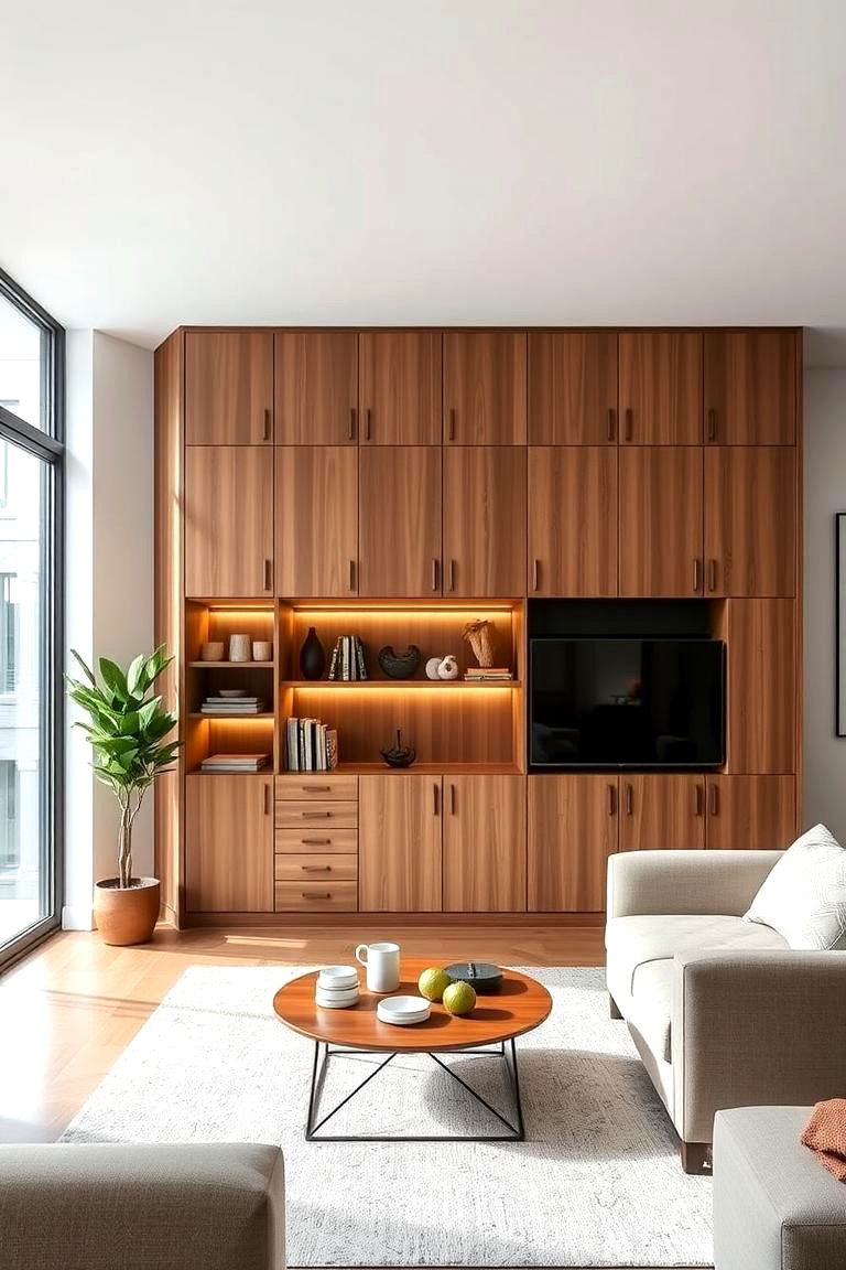 Built In Cabinet System - 24 Floor to Ceiling Cabinets Ideas