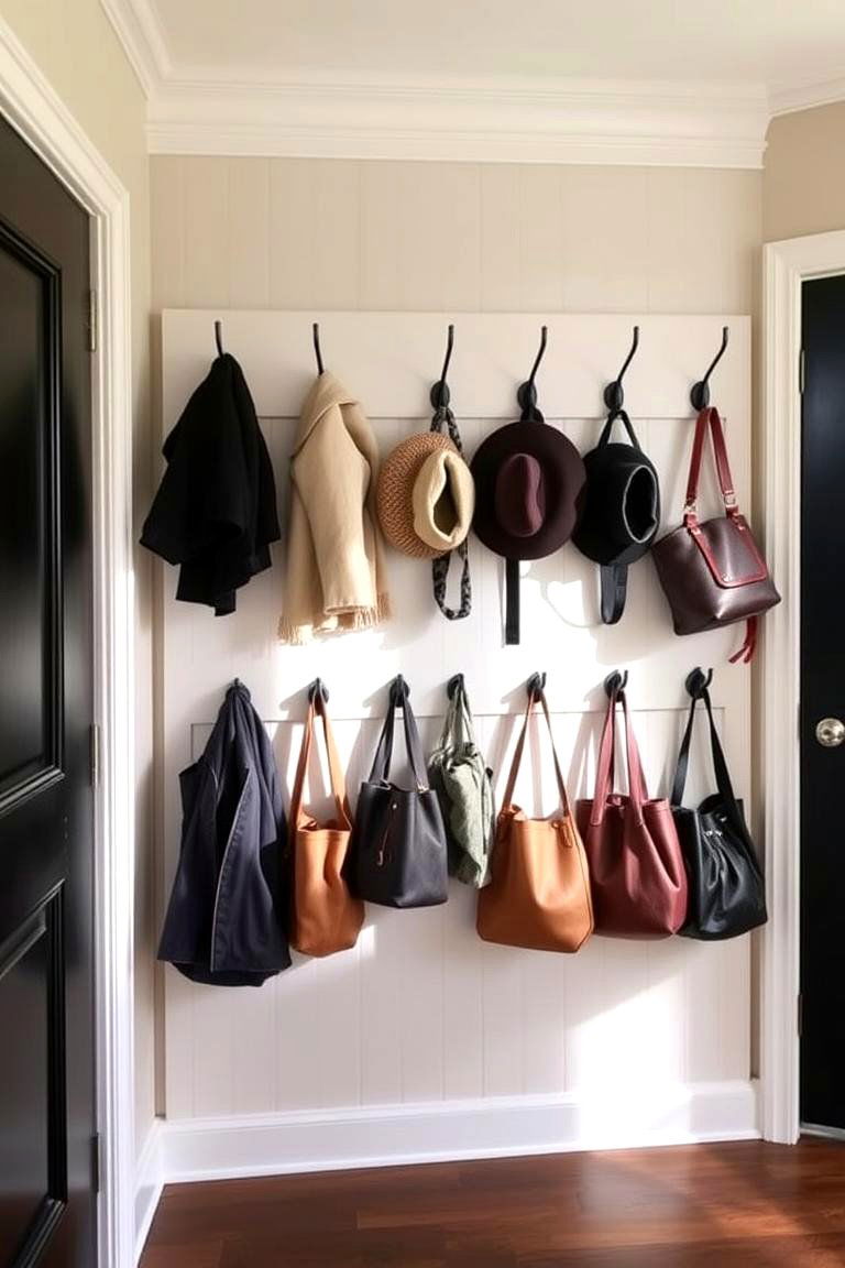 Built In Coat Hooks and Racks - 24 Entry Closet Ideas