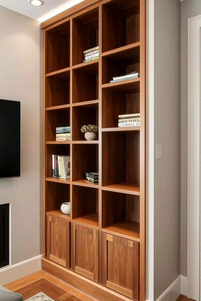 Built In Custom Bookshelf - 24 Living Room Bookshelf Ideas