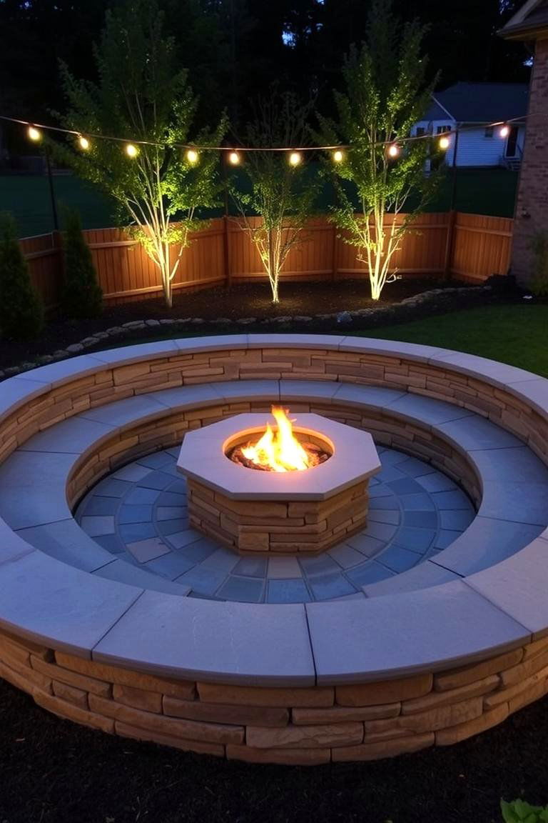 Built In Fire Pit Seating - 24 Fireplace Seating Ideas