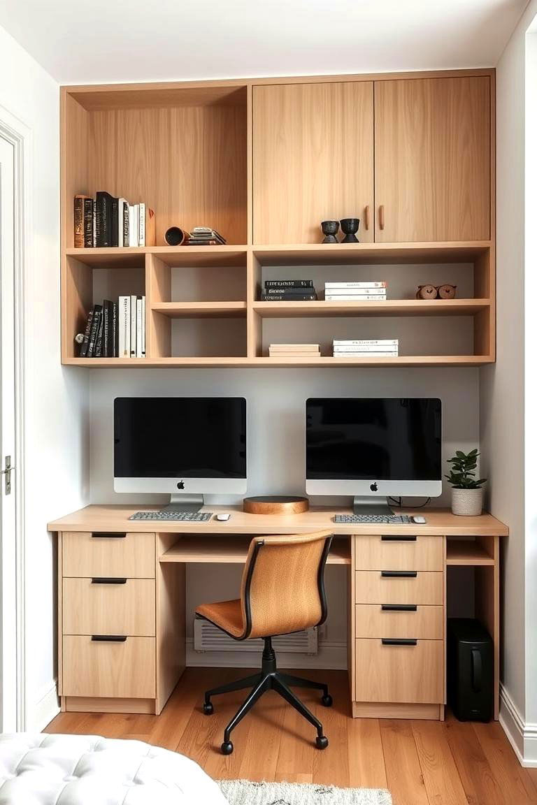 Built In Furniture - 24 Studio Apartment Ideas
