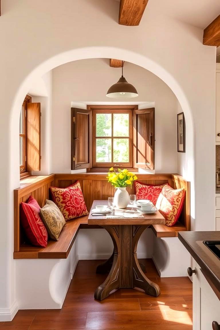 Built In Nooks - 24 Spanish Style Kitchen Ideas