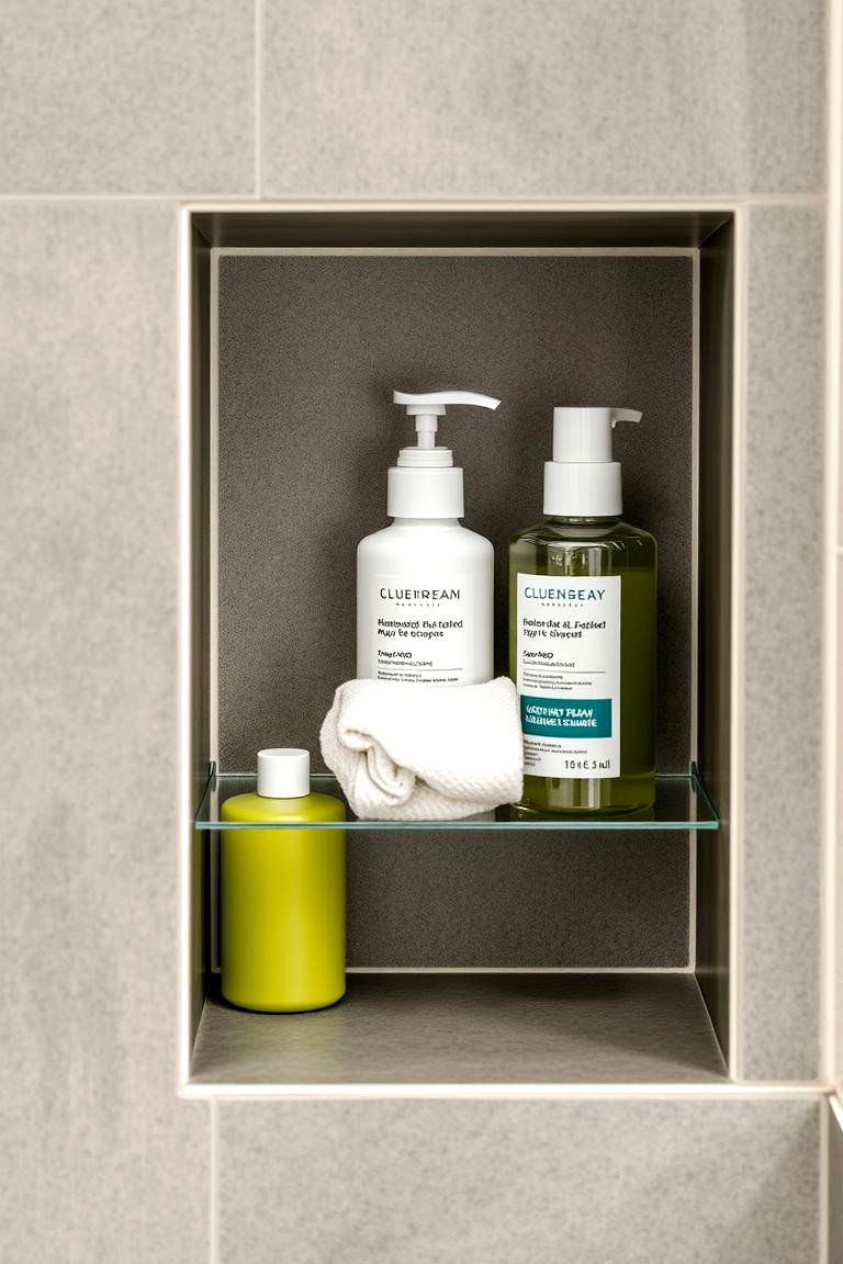 Built In Shower Niches - 24 Small Bathroom Shelving Ideas