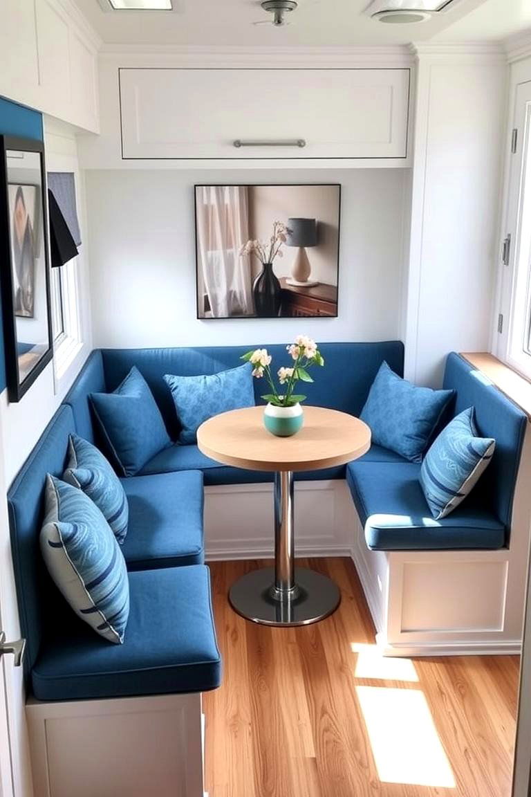 Built in Banquette Seating - 24 Living Room Dining Room Combos